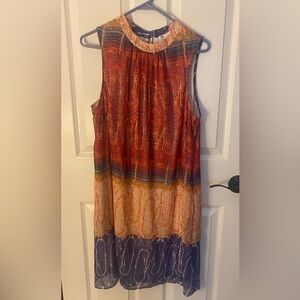 DR2 Cream and Orange Dress